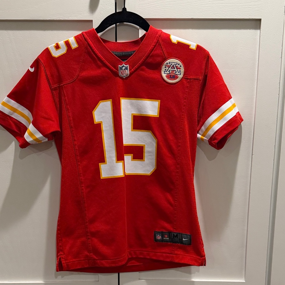 Nike Kids Red and Yellow Football Jersey